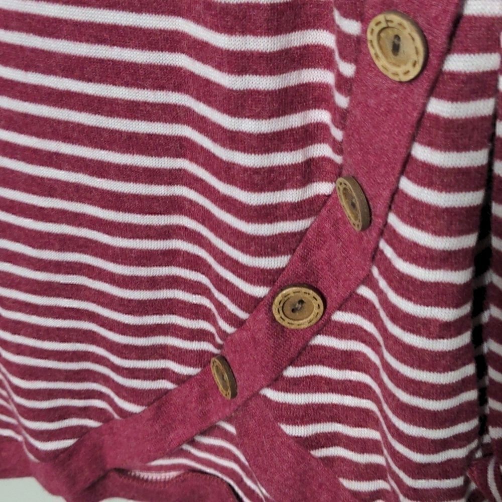 Fred David Red and White Striped Sweater NWT - Picture 2 of 5